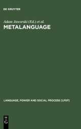 9783110178784-3110178788-Metalanguage: Social and Ideological Perspectives