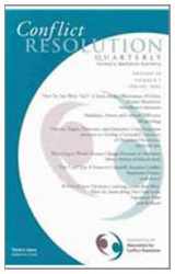 9780787968700-0787968706-Conflict Resolution Quarterly, No. 3, 2003 (J-B MQ Single Issue Mediation Quarterly) (Volume 20)