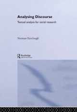 9780415258920-0415258928-Analysing Discourse: Textual Analysis for Social Research