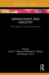9780367024109-0367024101-Management and Industry (Routledge Focus on Industrial History)