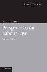 9780521897570-0521897572-Perspectives on Labour Law (Law in Context)
