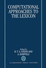 9780198239796-0198239793-Computational Approaches to the Lexicon