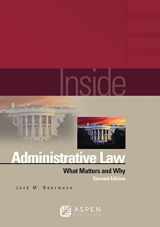 9781543815740-154381574X-Inside Administrative Law: What Matters and Why (Inside Series)