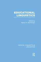 9780415588393-0415588391-Educational Linguistics (Critical Concepts in Linguistics)