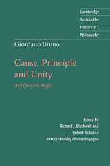 9780521596589-0521596580-Giordano Bruno: Cause, Principle and Unity: And Essays on Magic (Cambridge Texts in the History of Philosophy)