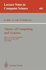 9783540555537-3540555536-Theory of Computing and Systems: ISTCS '92, Israel Symposium, Haifa, Israel, May 27-28, 1992. Proceedings (Lecture Notes in Computer Science, 601)