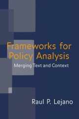 9780415952750-0415952751-Frameworks for Policy Analysis: Merging Text and Context