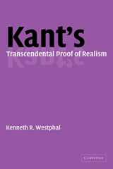 9780521108928-0521108926-Kant's Transcendental Proof of Realism