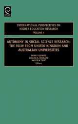 9780762314058-0762314052-Autonomy in Social Science Research: The View from United Kingdom and Australian Universities (International Perspectives on Higher Education Research, 4)