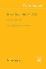 9783484366268-3484366265-Simon Dach (1605–1659): Werk und Nachwirken (Frühe Neuzeit, 126) (German Edition)