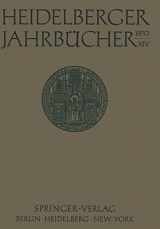 9783540051503-3540051503-Heidelberger Jahrbücher (Heidelberger Jahrbücher, 14) (German Edition)