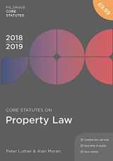 9781352003444-1352003449-Core Statutes on Property Law 2018-19 (Macmillan Core Statutes)