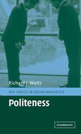 9780521790857-0521790859-Politeness (Key Topics in Sociolinguistics)