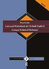 9780415112109-0415112109-Routledge German Technical Dictionary Universal-Worterbuch der Technik Englisch: Volume 2: English-German/English-Deutsch (Routledge Bilingual Specialist Dictionaries)