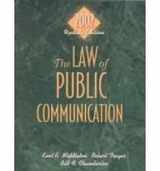 9780205343232-0205343236-Law of Public Communication 2002 Update