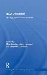 9780415137775-0415137772-R&D Decisions: Strategy Policy and Innovations (Routledge Research in Strategic Management)