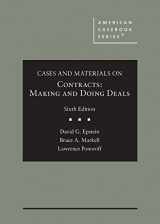 9781636590615-1636590616-Cases and Materials on Contracts, Making and Doing Deals (American Casebook Series)