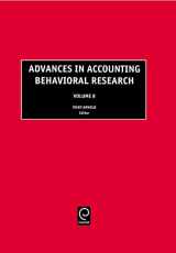 9780762312184-0762312181-Advances in Accounting Behavioral Research (Advances in Accounting Behavioral Research, 8)