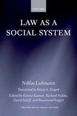 9780199546121-0199546126-Law as a Social System (Oxford Socio-Legal Studies)