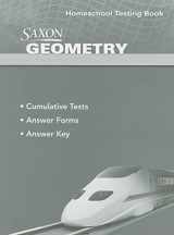 9781600329777-1600329772-Saxon Geometry: Homeschool Testing Book