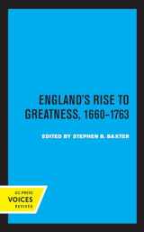 9780520306004-0520306007-England's Rise to Greatness, 1660-1763 (Clark Library Professorship, UCLA) (Volume 7)