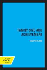 9780520330580-0520330587-Family Size and Achievement (Studies in Demography) (Volume 3)