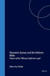 9789004107878-9004107878-Narrative Syntax and the Hebrew Bible: Papers of the Tilburg Conference 1996 (Biblical Interpretation Series, 29) (English and Hebrew Edition)