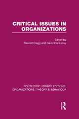 9780415822930-0415822939-Critical Issues in Organizations (RLE: Organizations)