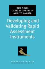 9780195333367-0195333365-Developing and Validating Rapid Assessment Instruments (Pocket Guide to Social Work Research Methods)