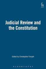 9781841131054-1841131059-Judicial Review and the Constitution