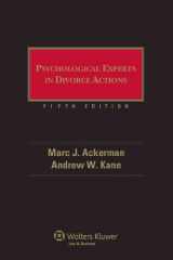 9780735510326-0735510326-Psychological Experts in Divorce Actions, 5th Edition