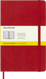 9788862930338-886293033X-Moleskine Classic Notebook, Hard Cover, Large (5" x 8.25") Squared/Grid, Scarlet Red, 240 Pages