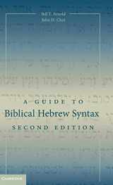 9781107078017-1107078016-A Guide to Biblical Hebrew Syntax