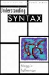 9780340700006-0340700009-Understanding Syntax (Understanding Language)