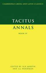 9780521315432-0521315433-Tacitus: Annals Book IV (Cambridge Greek and Latin Classics) (Latin and English Edition)