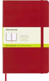 9788862930062-8862930062-Moleskine Classic Notebook, Hard Cover, Large (5" x 8.25") Plain/Blank, Scarlet Red, 240 Pages
