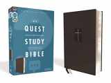 9780310450825-0310450829-NIV, Quest Study Bible, Leathersoft, Black, Comfort Print: The Only Q and A Study Bible