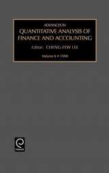 9780762303274-0762303271-Advances in Quantitative Analysis of Finance and Accounting (Advances in Quantitative Analysis of Finance and Accounting, 6)