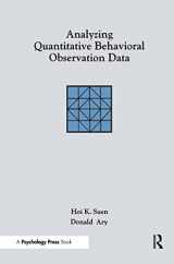 9780898599459-0898599458-Analyzing Quantitative Behavioral Observation Data