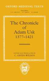 9780198204831-0198204833-The Chronicle of Adam Usk 1377-1421 (Oxford Medieval Texts)
