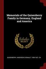 9781376179477-1376179474-Memorials of the Quisenberry Family in Germany, England and America