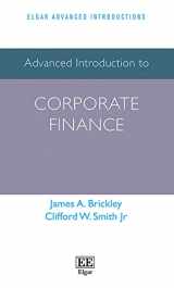 9781802200997-1802200991-Advanced Introduction to Corporate Finance (Elgar Advanced Introductions series)