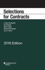 9781640207332-1640207333-Selections for Contracts, 2018 Edition (Selected Statutes)