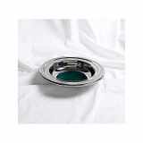 9780805485455-0805485457-BROADMAN CHURCH SUPPLIES RemembranceWare Offering Plate, Silver with Green Felt