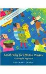 9780072845822-0072845821-Social Policy for Effective Practice: A Strengths Approach (New Directions in Social Work)