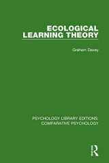 9781138555068-1138555061-Ecological Learning Theory (Psychology Library Editions: Comparative Psychology)