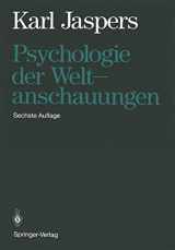 9783540055396-3540055398-Psychologie der Weltanschauungen (German Edition)