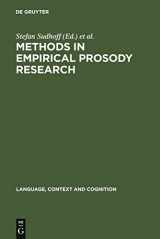 9783110188561-3110188562-Methods in Empirical Prosody Research (Language, Context and Cognition 3)