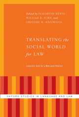 9780197537367-0197537367-Translating the Social World for Law: Linguistic Tools for a New Legal Realism (Oxford Studies in Language and Law)