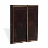 9781551568386-1551568381-Paperblanks | Black Moroccan | Old Leather Collection | Hardcover | Ultra | Lined | Wrap Closure | 144 Pg | 120 GSM